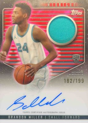 2023 Topps Midnight #RJA-BM Rookie Jersey Autographs - Twilight /199