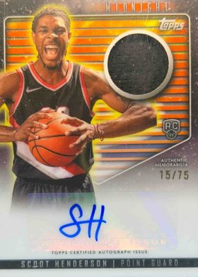 2023 Topps Midnight #RJA-SH Rookie Jersey Autographs - Dusk /75