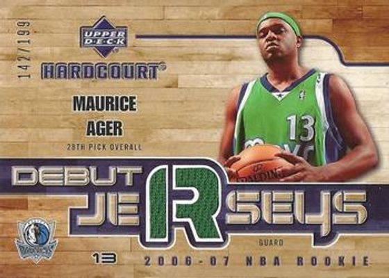 2006 Upper Deck Hardcourt #DJ-MA Debut Jerseys /199