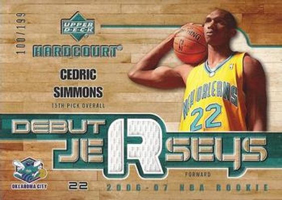 2006 Upper Deck Hardcourt #DJ-CS Debut Jerseys /199