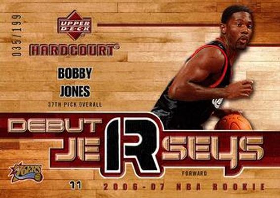 2006 Upper Deck Hardcourt #DJ-BJ Debut Jerseys /199