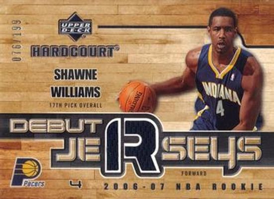 2006 Upper Deck Hardcourt #DJ-SW Debut Jerseys /199