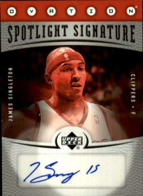 2006 Upper Deck Ovation #SS-SI Spotlight Signatures
