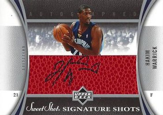 2006 Upper Deck Sweet Shot #SSL-HW Signatures Shots Leather