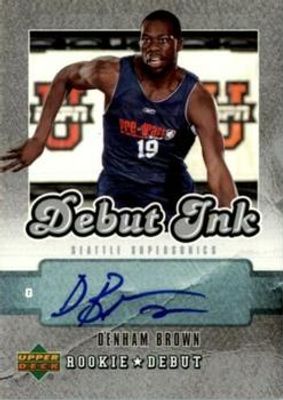 2006 Upper Deck Rookie Debut #DI-DE Debut Ink