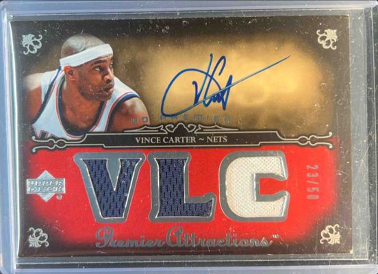 2007 Upper Deck Premier #PA-VC Attractions Autographs Jerseys /50