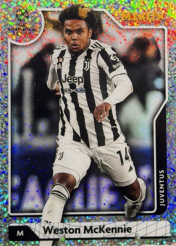 2020 Topps Merlin Chrome UEFA Champions League #82 Speckle Refractor /150