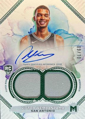 2023 Topps Motif #101 Rookie Dual Relic Autographs - Winsor Green /10