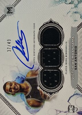2023 Topps Motif #101 Rookie Triple Relic Autographs /49