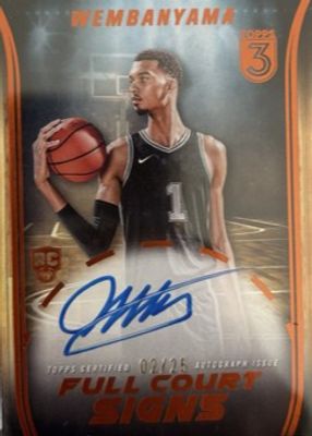 2023 Topps Three #FCS-VW Full Court Signs - Bronze /25