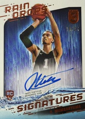2023 Topps Three #RS-VW Raindrops Signatures - Bronze /25