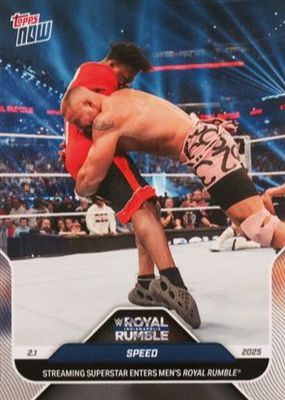 2025 Topps Now WWE #15SP SP Variation