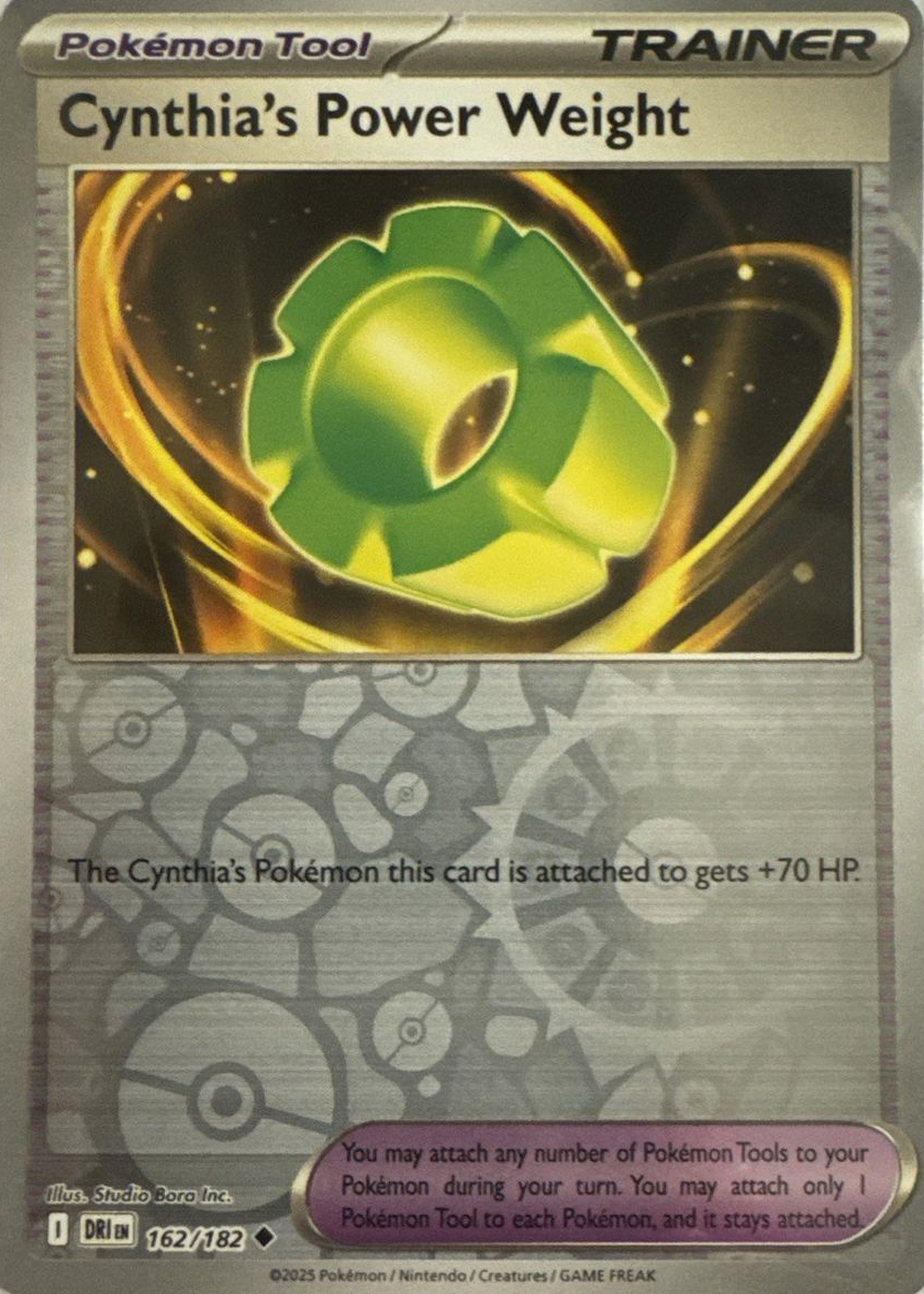 Cynthia's Power Weight 2025 Scarlet & Violet: Destined Rivals #162/182 ...