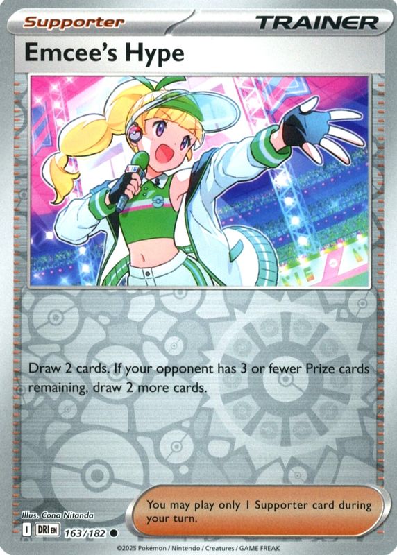 2025 Scarlet & Violet: Destined Rivals #163/182 Reverse Holo