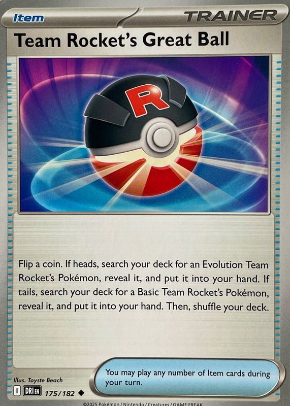 2025 Scarlet & Violet: Destined Rivals #175/182 Base