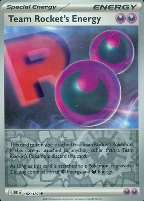 2025 Scarlet & Violet: Destined Rivals #182/182 Reverse Holo