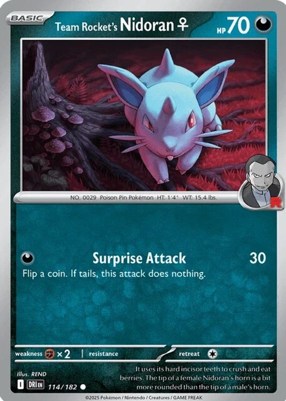 2025 Scarlet & Violet: Destined Rivals #114/182 Base