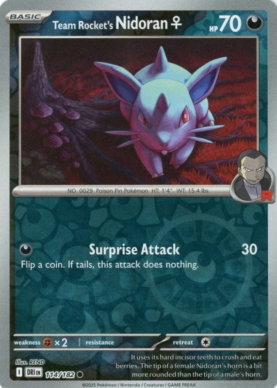 2025 Scarlet & Violet: Destined Rivals #114/182 Reverse Holo