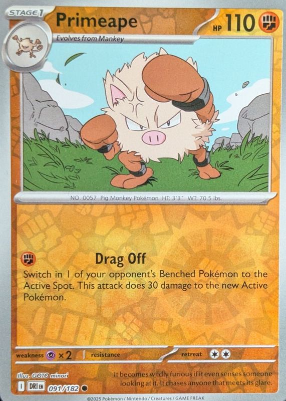 2025 Scarlet & Violet: Destined Rivals #091/182 Reverse Holo
