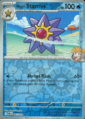 2025 Scarlet & Violet: Destined Rivals #047/182 Reverse Holo