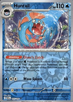 2025 Scarlet & Violet: Destined Rivals #055/182 Reverse Holo