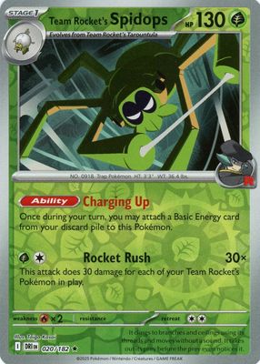 Team Rocket's Spidops 2025 Japanese Glory of Team Rocket