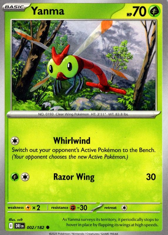 2025 Scarlet & Violet: Destined Rivals #002/182 Base