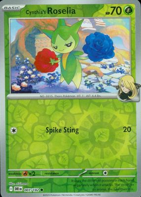 2025 Scarlet & Violet: Destined Rivals #007/182 Reverse Holo