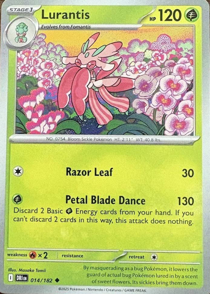 Lurantis 2025 Scarlet & Violet: Destined Rivals #014/182 Base Price ...
