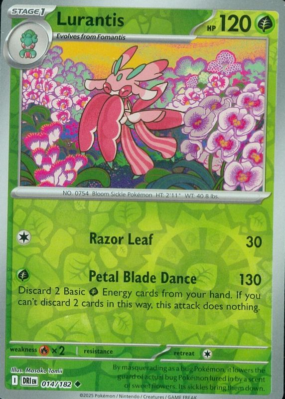 2025 Scarlet & Violet: Destined Rivals #014/182 Reverse Holo