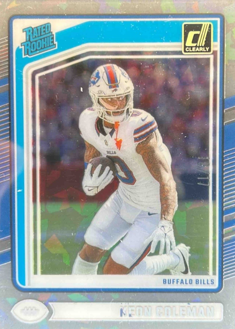 激レアプロモオリジナル‼️Crisis / Ornette Coleman Keon Coleman 2024 Clearly Donruss #67 Ice /17 Price Guide - Sports