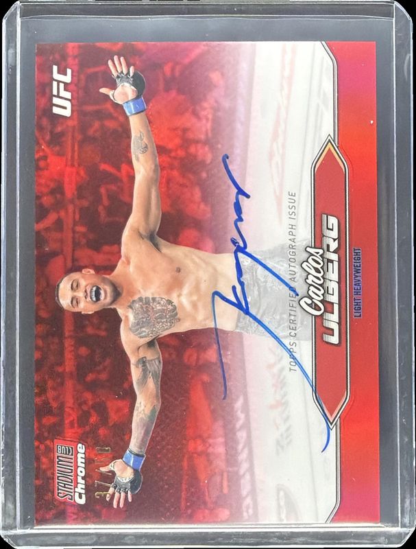 2025 Topps UFC Stadium Club #CAS-CUG Chrome Autographs - Red Refractor /50