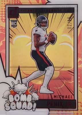 2024 Clearly Donruss #6 Clearly Bomb Squad - Red /99