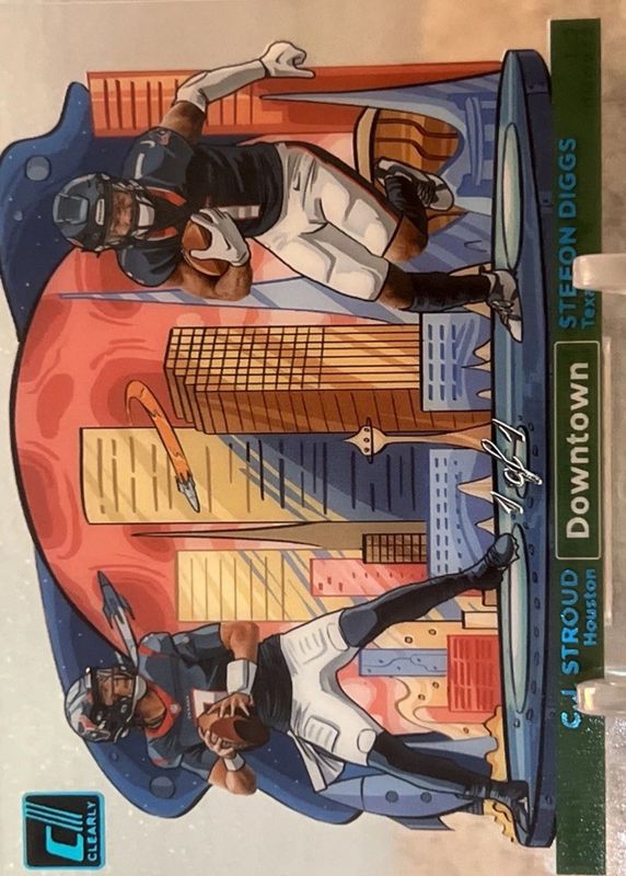 2024 Clearly Donruss #5 Downtown Duos - Platinum /1