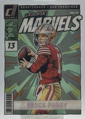 2024 Clearly Donruss #4 Gridiron Marvels /(SSP)