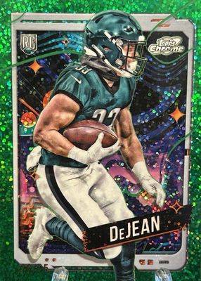2024 Topps Chrome Cosmic #177 Green Space Dust Refractor /75