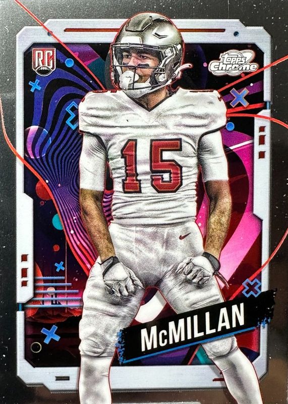 Jalen McMillan 2024 Topps Chrome Cosmic #187 Base Rookie RAW