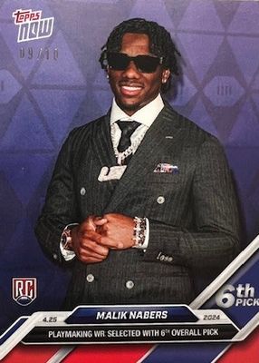 2024 Topps Now Draft #D-4 Red /10