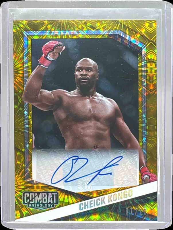 2025 Panini Combat Anthology Professional Fighters League PFL #23 Signatures - Gold Fireworks /10
