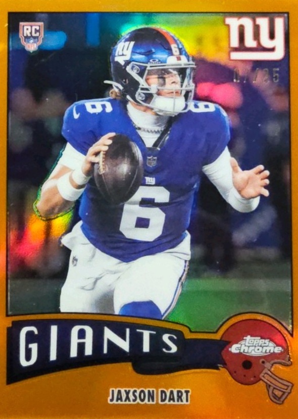Jaxson Dart 2025 Topps Chrome #1975-25 1975 Topps - Orange