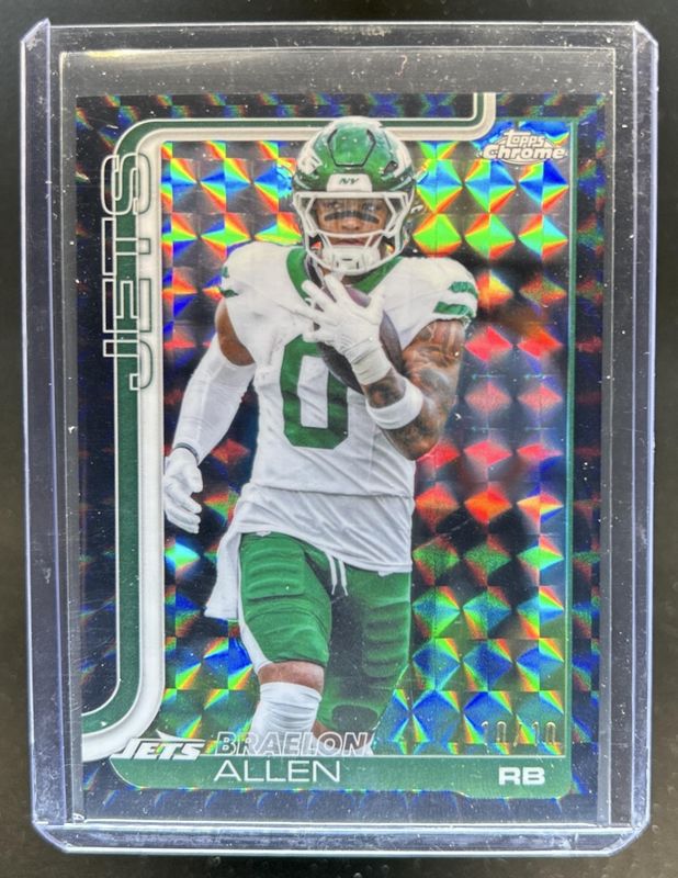 2025 Topps Chrome #240 Black Geometric Refractor /10