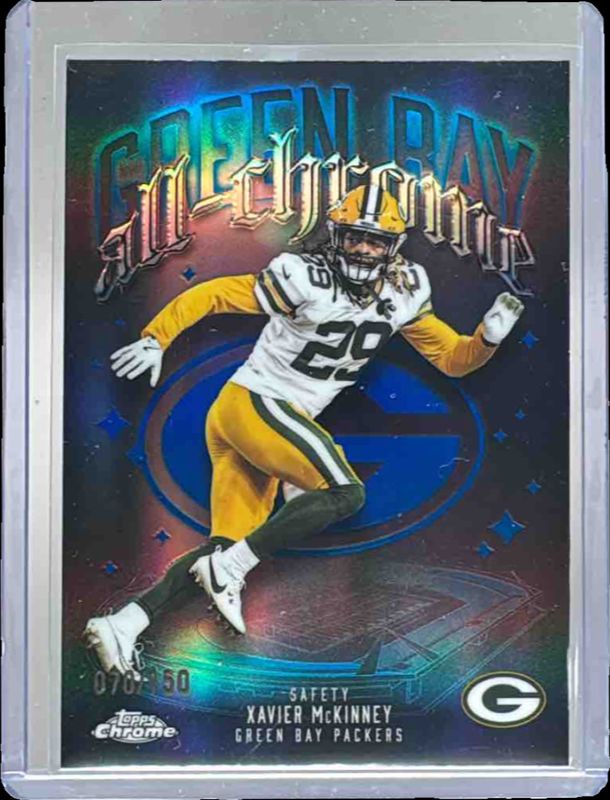 2025 Topps Chrome #ACT-24 All Chrome Team - Blue Refractor /150