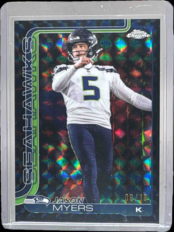 2025 Topps Chrome #280 Black Geometric Refractor /10