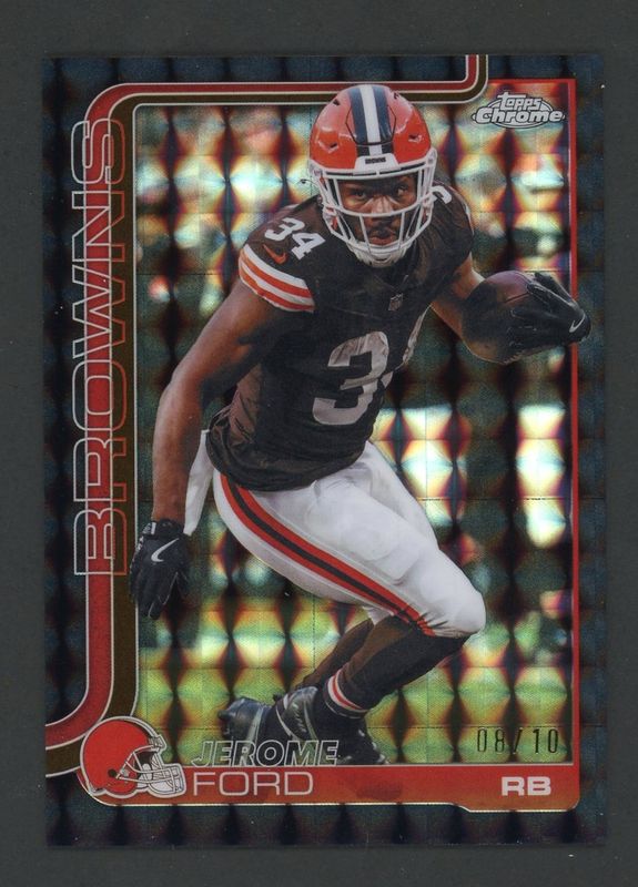 2025 Topps Chrome #71 Black Geometric Refractor /10