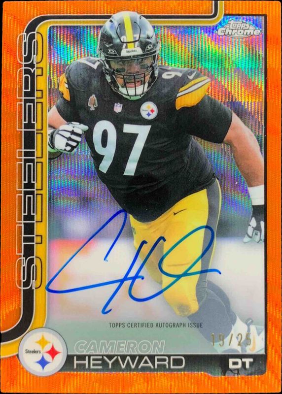 2025 Topps Chrome #BA-CHE Autographs - Orange Refractor /25