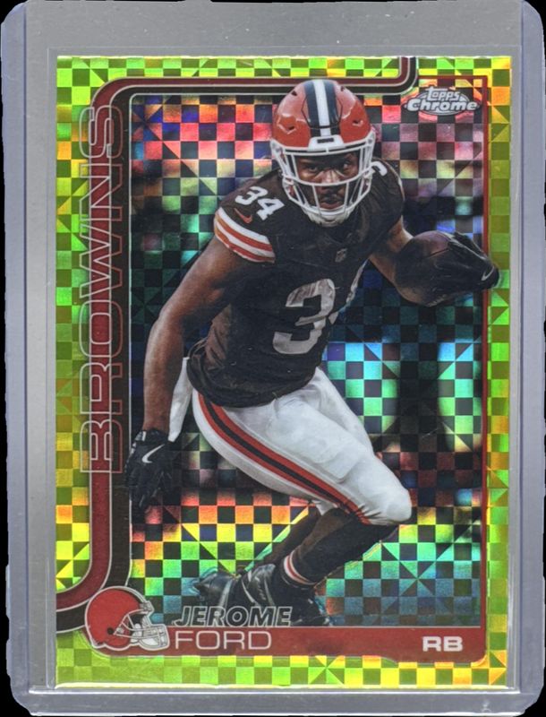 2025 Topps Chrome #71 Lime Green X-Fractor