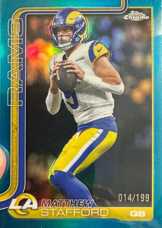 2025 Topps Chrome #169 Aqua Refractor /199
