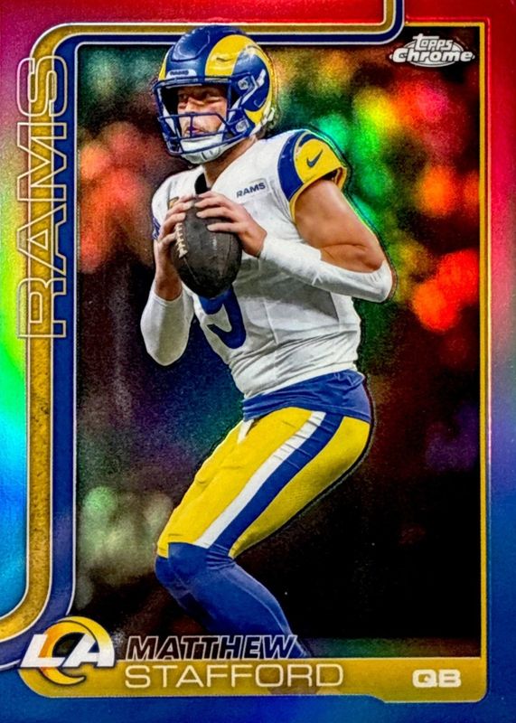2025 Topps Chrome #169 Red White Blue Refractor