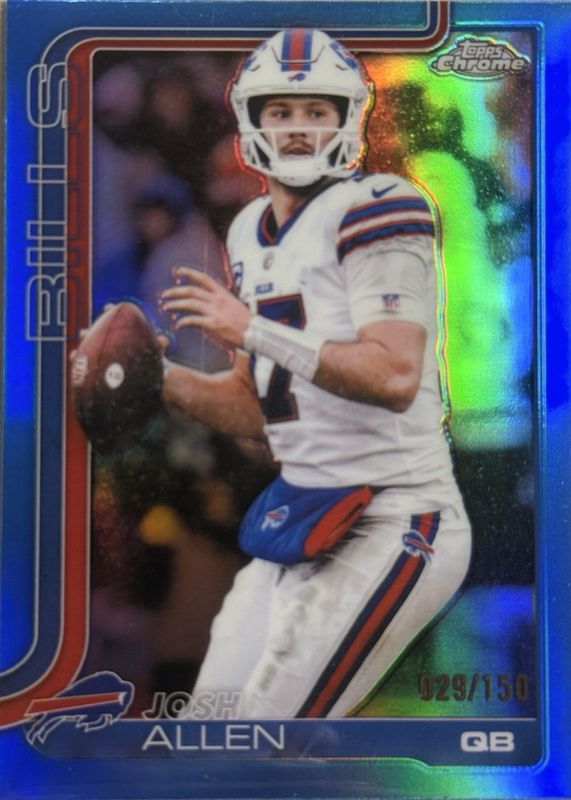 2025 Topps Chrome #34 Blue Refractor /150