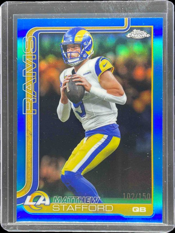 2025 Topps Chrome #169 Blue Refractor /150
